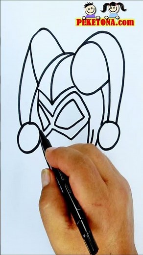 CÓMO DIBUJAR HARLEY QUINN FÁCIL Y RÁPIDO