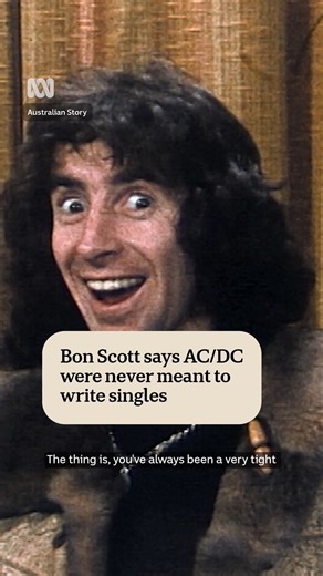 121K views · 2.2K reactions | Bon Scott tells Molly Meldrum that AC/DC were never meant to be a band that made hit singles. "We're a road album band," Scott, the original AC/DC singer, said. This 1977 Countdown interview from the ABC Archives was uncovered during our documentary exploring Bon Scott's legacy.  Watch 'On the Brink' now: https://bit.ly/4raO67g #BonScott #ACDC #Thunderstruck #acdcfans #AustralianStory | Australian Story | Facebook