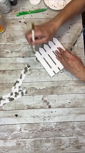 Dollar Tree Rustic Fence Christmas Ornament | Creating Through Chaos