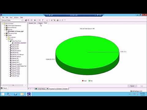 Part 2 - HPE Data Protector - Create pools and format tapes
