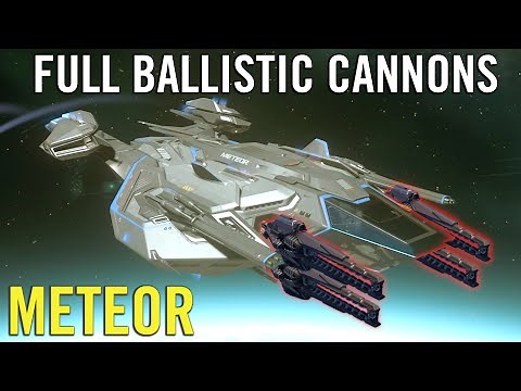 Star Citizen: Full DeadBolt METEOR – 6500 Dps Build Gameplay