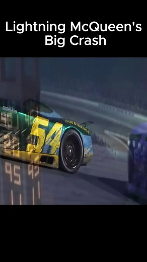 Lightning McQueen's Big Crash - Pixar Cars #mcqueen #pixar #cars #film #pixarcars #drift #drifting #fy #fyp
