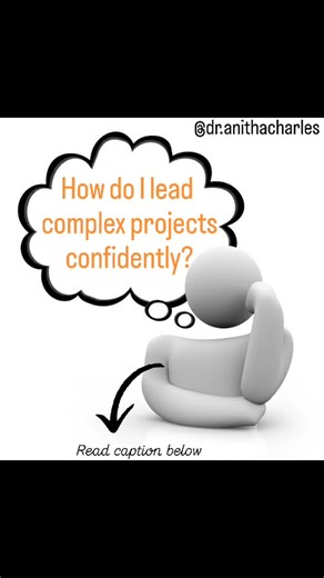 Anitha | Project Management | Consultant on Instagram: "Confidence in complex projects isn’t about control. It's built by ×Reduce uncertainty early ×Decide before pressure decides for you ×Create structure that holds as things shift ×Hold clarity when others feel uncertain That’s how complex work moves forward. #projectmanagement #projectleadership"