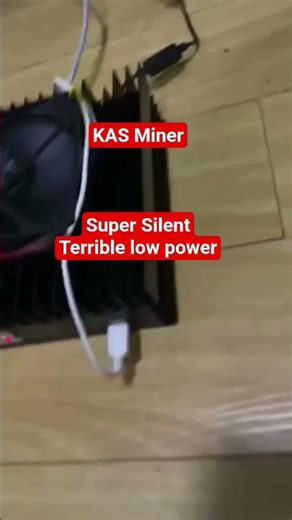 KAS Miner 100G 100W Real Test ⚡ Kaspa Mining Power, Noise & Profitability #miningrig #miners