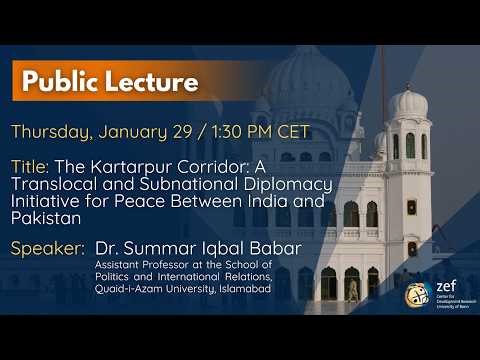 Kartarpur Corridor: Translocal & Subnational Diplomacy Initiative for Peace Between India & Pakistan