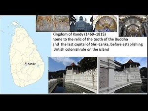 Kandy: Temple of the Tooth Relic sacred place in Buddhist World, UNESCO World Heritage, Sri Lanka