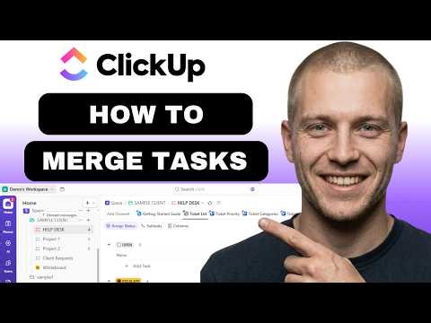 How to merge tasks in ClickUp (full guide 2026)
