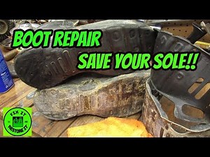 Boot repair using barge glue