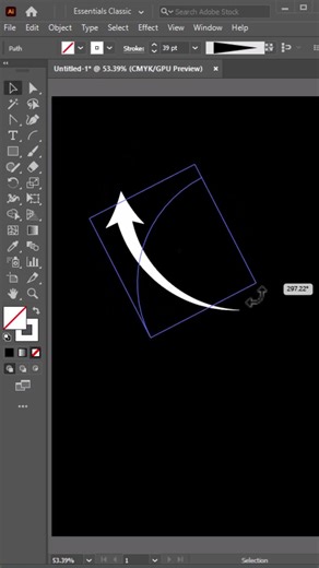 ‎Draw Arrows in illustrator‎#illustratortips #adobeillustrator #graphicdesign #graphicdesigntips
