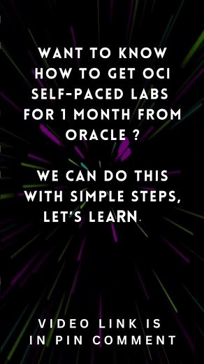 How to Subscribe and Activate OCI Self-Paced Labs (1 Month) | Step by Step | Get OCI lab instances