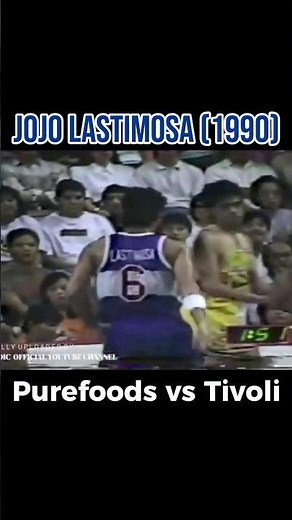PBA LEGENDS: JOJO LASTIMOSA (1990) PUREFOODS VS TIVOLI