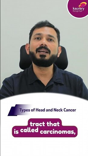 Types of Head & Neck Cancer | Kauvery Hospital Chennai | Shorts
