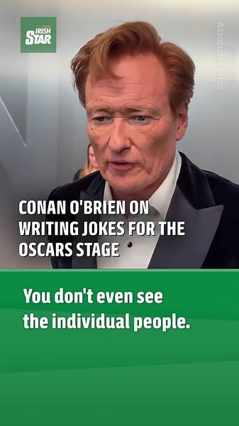 Conan O'Brien on writing jokes for the Oscars stage