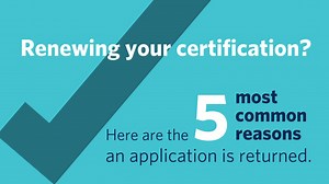 5 Common Recertification Mistakes