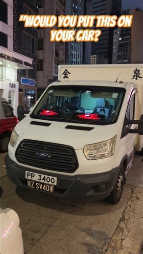 This Van is ACTUALLY Watching You! 👀🚗 #viral #shorts #hongkong #car #cars
