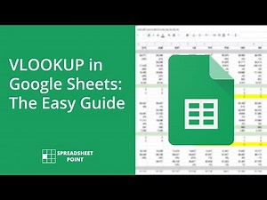VLOOKUP in Google Sheets: The Easy Guide