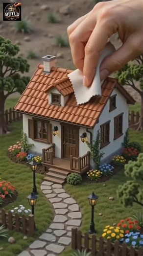 Watch a Tiny Luxury Farmhouse Come to Life | Miniature DIY Construction