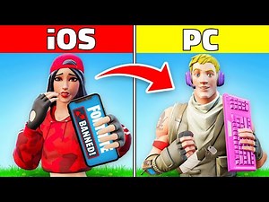 PLAYING with iOS ACCOUNTS (Fortnite Gun Game)