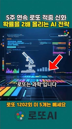 로또 이 전략 쓰면 확률 계산이 바뀝니다 (8,145,060 → 3,838,380) #로또 #1202회 #제외수 #쇼츠