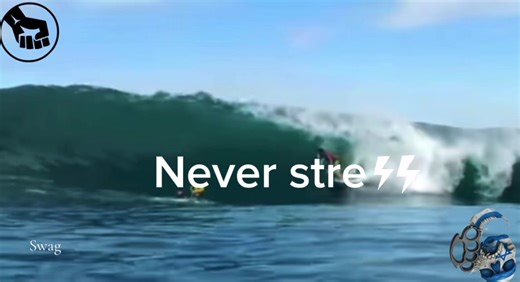 Surf the Larpy Yuga #kaliyuga #neverstress #tiktokalgorithm | swag surfing