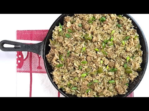 Dirty Rice Recipe - How to cook dirty rice with ground beef