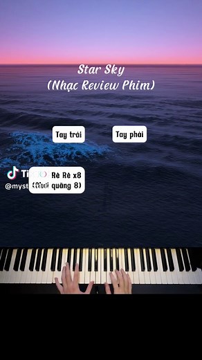 Hướng dẫn chơi nhạc piano bài Star Sky