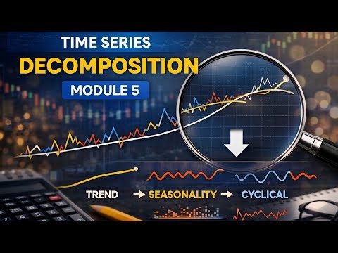 Time Series Decomposition Explained | Trend, Seasonality, Cyclical, Irregular | ADS Module 5