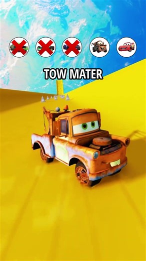 Chick Hicks vs Francesco vs Jackson Storm vs Tow Mater vs McQueen vs Earth Spiked Slide