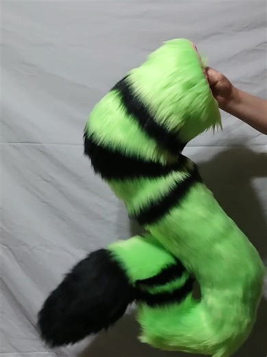 My second go at a fursuit tail turned out pretty good if I do say so myself! ---------- #Furry #fursuit #fursuitmaker #furryfandom #furrytiktok #furries #fursuitwip