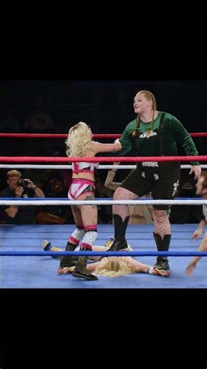 Giant Woman DOMINATES Gauntlet Match