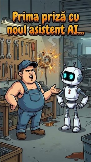 Prima Priză cu Robo 😂 Dorel vs AI | Prima zi de haos! #animatie2026 #animațieromânească #dorel