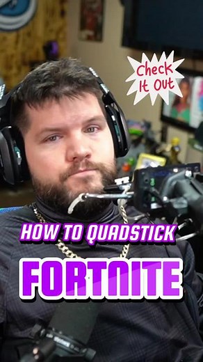 Playing Fortnite with Mouth Controller - QuadStick Gameplay