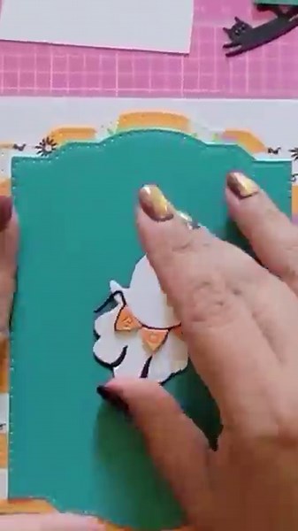 Day 4 Craftoween 2025 | Cute Ghost Halloween Card using Spellbinders Die