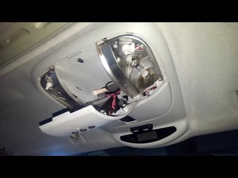 MERCEDES ML-Calss W163 How to Remove Replace Overhead Console