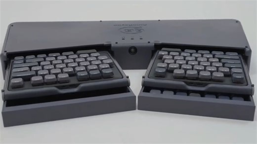 三合一智能键盘，手势识别加语音控制，可自由切换键鼠功能