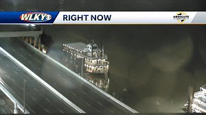 708K views · 2.4K reactions | A very high Ohio River--next to interstate 64 which has some water from heavy rain—which you can see as the cars go by they are kicking up some spray. | Susanne Horgan WLKY | Facebook