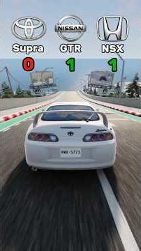Toyota Supra vs Nissan GTR vs Honda NSX #beamngdrive