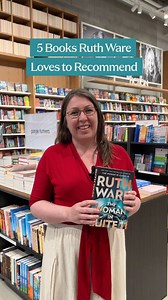 Ruth Ware knows suspense AND good book recs 👀 📚 ⁠ ⁠ She spilled with us her gripping new thriller, The Woman in Suite 11, and the five books she loves to recommend. Which one will you read first? Let us know below!⁠ ⁠ #IndigoBooks #TheWomanInSuite11 #RuthWare #Bookstagram #BookRecs⁠ ⁠ [ID: Interview with Ruth Ware, where she walks around a store and shares the five books she loves to recommend. The books mentioned include Murder on the Orient Express, My Brilliant Friend, The Maid, Slow Horses
