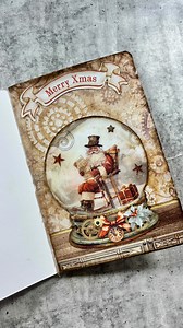 Merry Xmas Art Journal 🎅 Let’s create a Christmas journal page using my collection by @stamperiainternational Gear Up For Christmas. All products used are below ⬇️ Stamperia Products JCH01A6 – Art Journal SBJK010 – Gear Up for Christmas Junk Journal DFLRBX03 – Gear Up for Christmas Rub On Kit KSTDL140 - Gear Up for Christmas stencil K3P50 – Transparent Crackle WKPR02 – Coffee Dye Ink DC34G – Soft and Matt Glue and Varnish DFSAK6026 – A6 Rice Paper Background Gear Up for Christmas KE52M – Fluid 