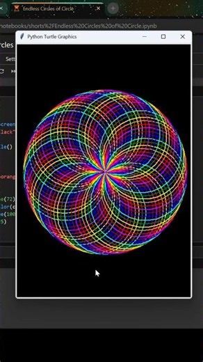 How to create graphics using Python turtle 🐍🐢 #coding