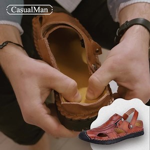 𝗖𝗔𝗦𝗨𝗔𝗟𝗠𝗔𝗡™ męskie sandały 👞 Zapewniają modny komfort na każdym kroku 😎 🛒 bit.ly/casualman_pl ✅ Miękkie i wygodne wnętrze ✅ Trwała antypoślizgowa podeszwa ✅ Nadają się do codziennego użytku 🛒 bit.ly/casualman_pl | HappyKoala.pl