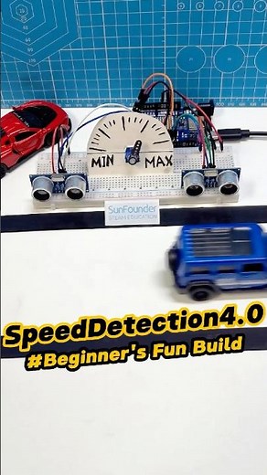 Build a DIY Arduino Speedometer with Ultrasonic Sensors 🚀 #arduino #arduinoproject