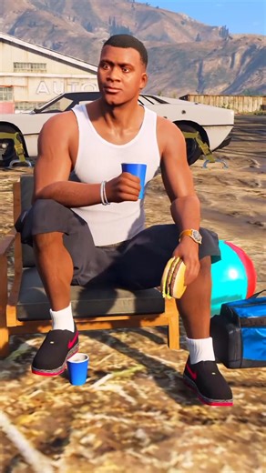 GTA V Franklin vs Chop 😱 | Burger Theft Truth #gta #shorts