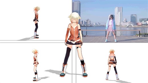 【MMDモーショントレース】ONEちゃんで「Flyer!」【比較動画】【らぶ式モデル誕生祭2022】