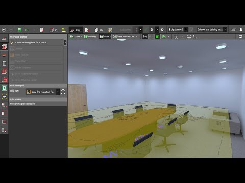 Dialux Evo Sample project demonstration