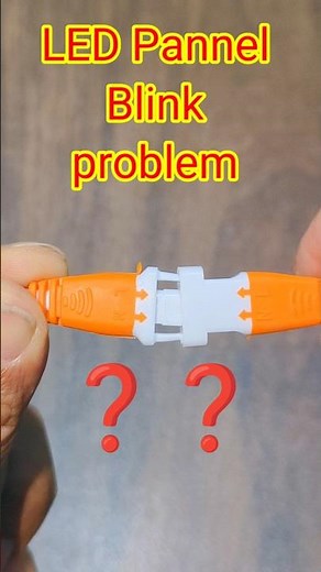 Pannel led light blinking problem #repair #shorsfeed #diy #ledlight