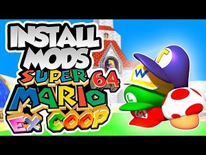 🌐 TUTORIAL I INSTALAR PERSONAJES EN MARIO 64 EX-COOP (PC) ⭐