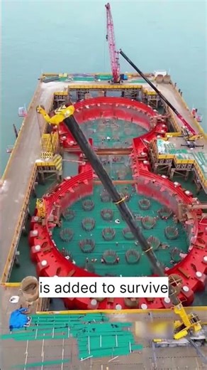 How offshore bridge are constructed 🤔? #shorts