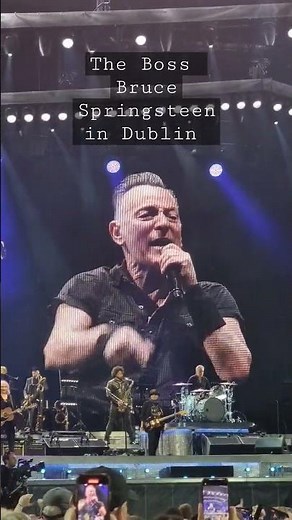 Bruce Springsteen concert in Dublin, Ireland #ireland #dublin #brucespringsteen bruce