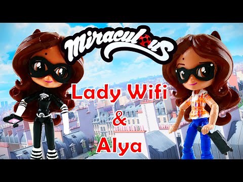 ALYA and LADY WIFI Miraculous Ladybug Action Figure Doll Tutorial MLP Equestria Girls Minis